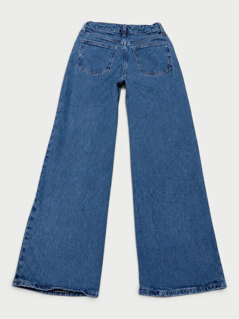 H&M Harper High Rise Wide Leg Jeans Women’s Size 6 Medium Wash Denim - Picture 2 of 10